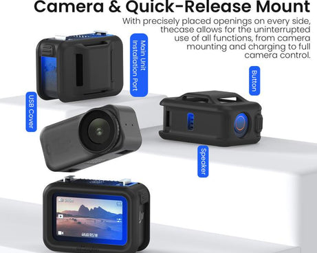 For DJI Osmo Nano Vision Dock aMagisn Silicone Case With Multifunctional Wrist Strap