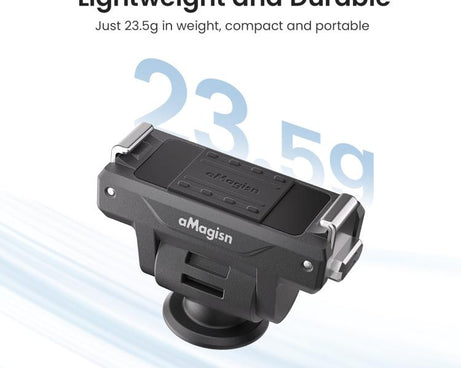 AMagisn Adjustable Quick Release Adapter For DJI Osmo 360/Action 5 Pro/4/3 - 4-Level Fast Perspective Switch