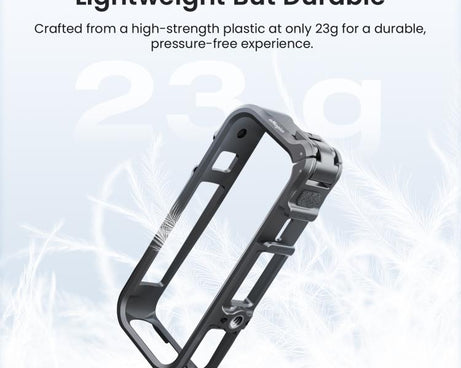 For Insta360 X4 Air AMagisn Camera Cage Plastic Expansion Frame With Windproof Foam