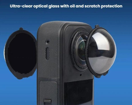 For Insta360 X5 2pcs /Box Panoramic Action Camera Filters Neutral Density Filters Glass Protective Filters, ND16, ND32, ND64