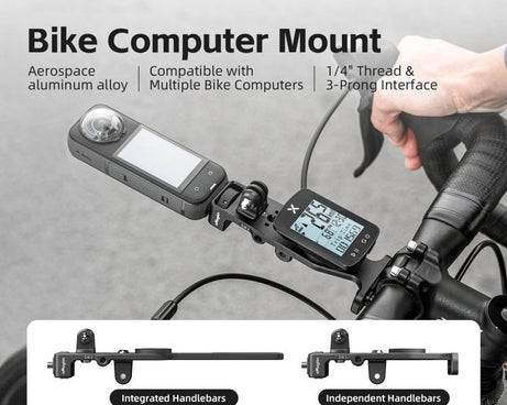 Action Camera Speedometer Cycling Mount, aMagisn BR01 Independent Handlebars, aMagisn BR02 Integrated Handlebars