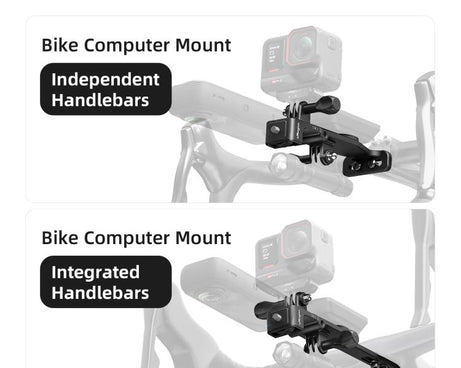 Action Camera Speedometer Cycling Mount, aMagisn BR01 Independent Handlebars, aMagisn BR02 Integrated Handlebars