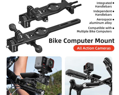 Action Camera Speedometer Cycling Mount, aMagisn BR01 Independent Handlebars, aMagisn BR02 Integrated Handlebars
