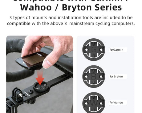 Action Camera Speedometer Cycling Mount, aMagisn BR01 Independent Handlebars, aMagisn BR02 Integrated Handlebars