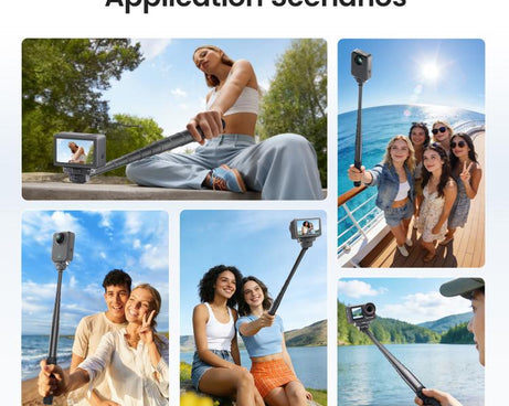 120cm Quick-Release Selfie Stick Gimbal, For DJI Osmo 360 / Action 5 Pro / Action 4 / Action 3, PD16