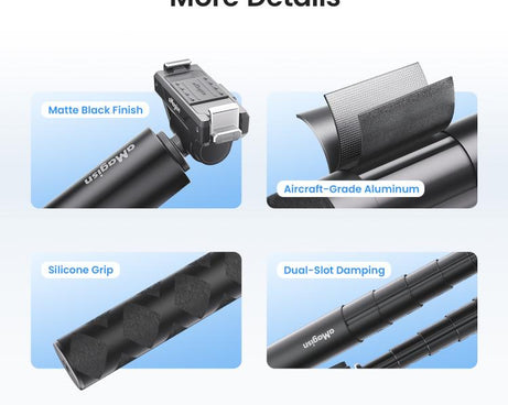 120cm Quick-Release Selfie Stick Gimbal, For DJI Osmo 360 / Action 5 Pro / Action 4 / Action 3, PD16