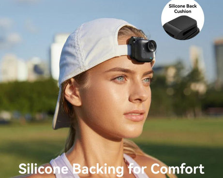 For Insta360 Go Ultra Camera TELESIN Magnetic Pivot Clip First-Person View Cap Mount Accessory