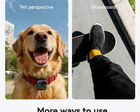 For Insta360 Go Ultra Camera TELESIN Magnetic Pivot Clip First-Person View Cap Mount Accessory