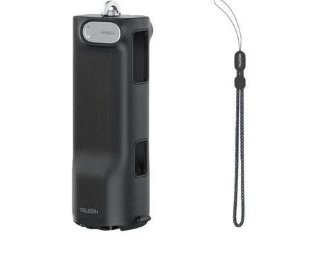 For Insta360 X5/X4 TELESIN Foldable Utility Grip Shooting Handle with Built-in Tripod