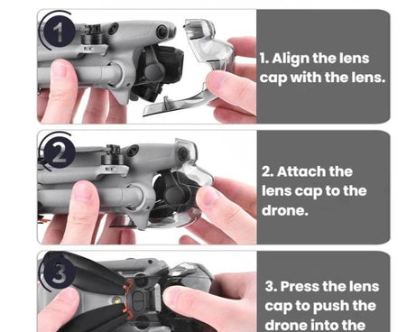 Gimbal Protector for DJI Mini 5 Pro BRDRC Lens Cover Fixing Clip