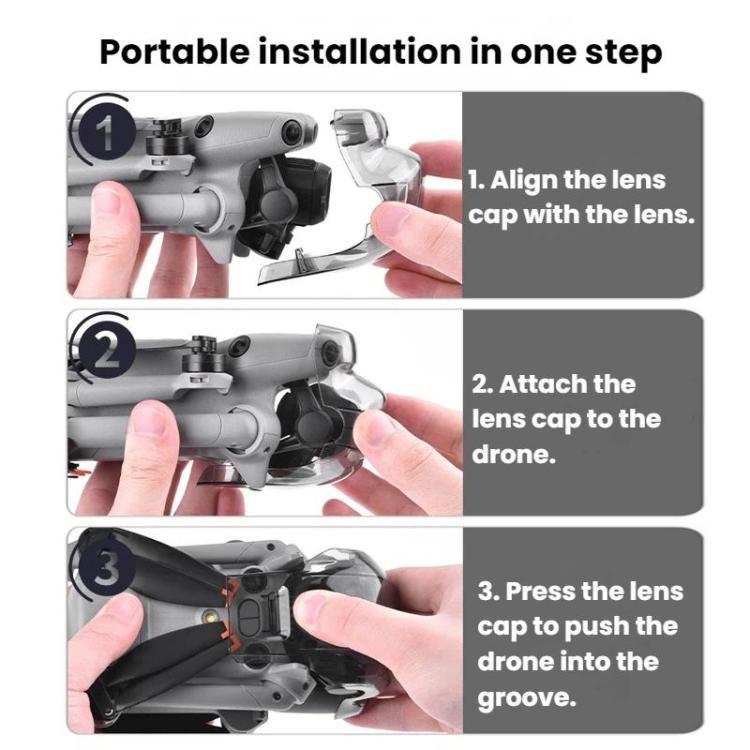Gimbal Protector for DJI Mini 5 Pro BRDRC Lens Cover Fixing Clip