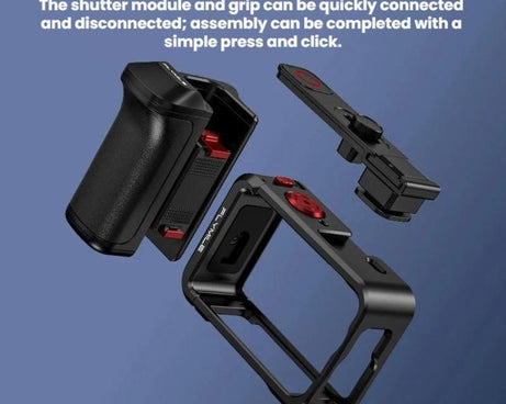 For DJI Osmo Action 6 Flymile Magnetic Quick-Release Base Handheld Shooting Sports Camera Accessory