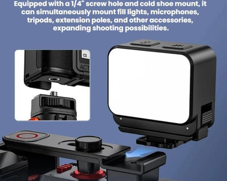 For DJI Osmo Action 6 Flymile Magnetic Quick-Release Base Handheld Shooting Sports Camera Accessory
