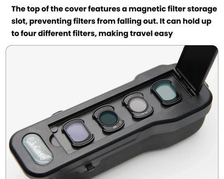 For DJI Osmo Pocket 3 Magnetic Flip Cover Case Body Lens Protector
