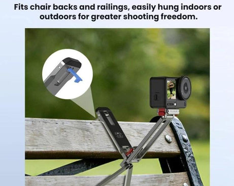 For DJI Osmo Action 6 / Nano Flymile Magnetic Quick-Release Tripod Bracket and Carabiner Clip, AC6035