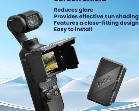 For DJI Osmo Pocket 3 BRDRC Foldable Screen Protector Sunshade