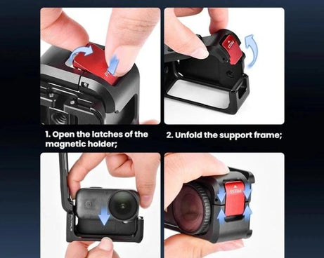 For DJI Osmo Nano Flymile Magnetic Expansion Bracket Metal Cage Protective Frame, ON014