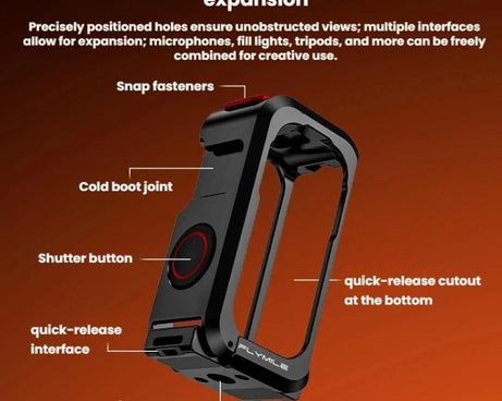 For DJI Osmo Nano Flymile Metal Cage Protective Case Extension Frame, ON015