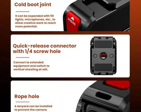 For DJI Osmo Nano Flymile Metal Cage Protective Case Extension Frame, ON015