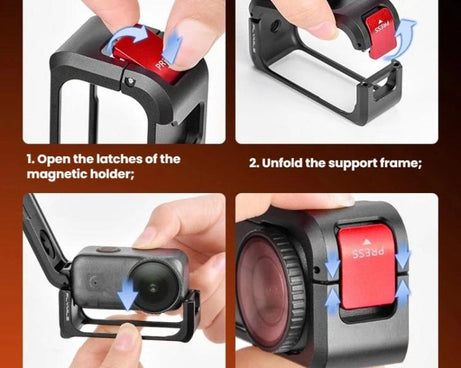 For DJI Osmo Nano Flymile Metal Cage Protective Case Extension Frame, ON015