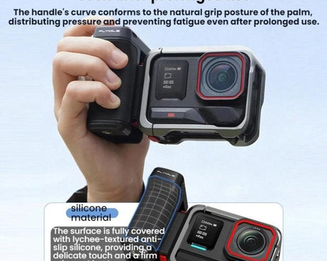 For DJI Osmo Action 5 Pro / 6 Flymile Bluetooth Street Photography Handle Magnetic Quick-Release Base