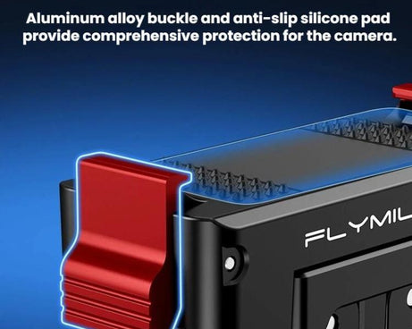 For DJI Osmo 360 / Action 3 / 4 / 5 Pro Flymile Magnetic Quick-Release Adapter Base, Plastic