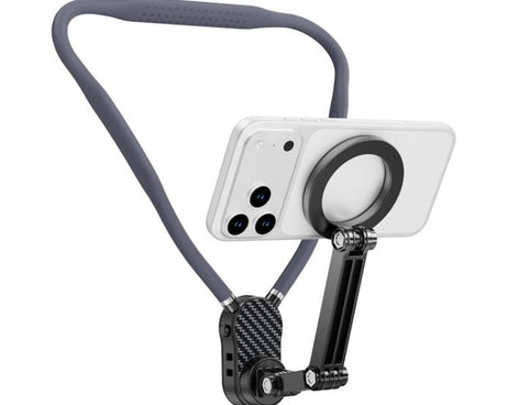 Neck-Worn Phone Mount Cycling First-Person View Chest-Mounted Anti-Shake Shooting, Magnetic, Clip, Action Camera