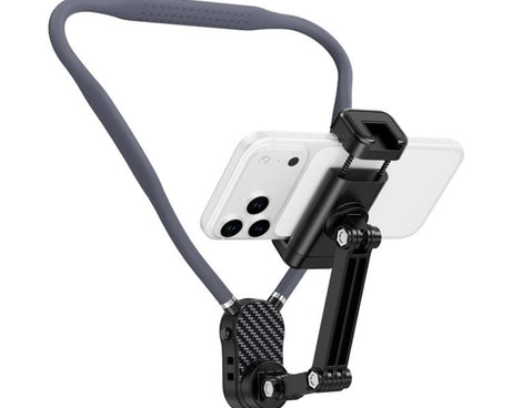 Neck-Worn Phone Mount Cycling First-Person View Chest-Mounted Anti-Shake Shooting, Magnetic, Clip, Action Camera