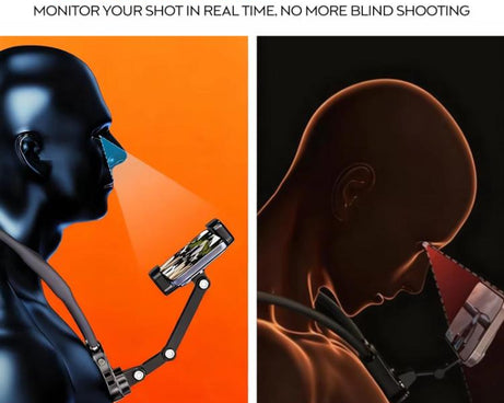 Neck-Worn Phone Mount Cycling First-Person View Chest-Mounted Anti-Shake Shooting, Magnetic, Clip, Action Camera