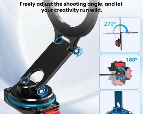 For Insta360 Ace Pro / 2 Flymile Quick-Release Magnetic Extension Stand