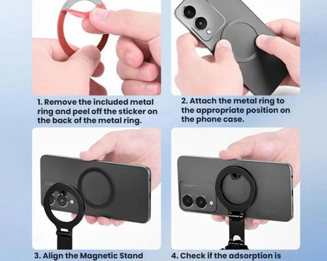 For Insta360 Ace Pro / 2 Flymile Quick-Release Magnetic Extension Stand