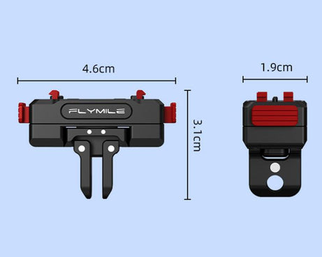 For Insta360 Ace Pro 2 / X5 Flymile Magnetic Extendable Rotating Quick-Release Base