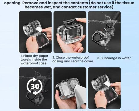 For DJI Osmo Action 6 Flymile 60m Diving Quick-Release Magnetic Waterproof Case