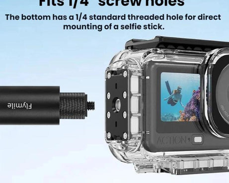 For DJI Osmo Action 6 Flymile 60m Diving Quick-Release Magnetic Waterproof Case