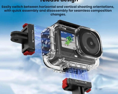 For DJI Osmo Action 6 Flymile 60m Diving Quick-Release Magnetic Waterproof Case