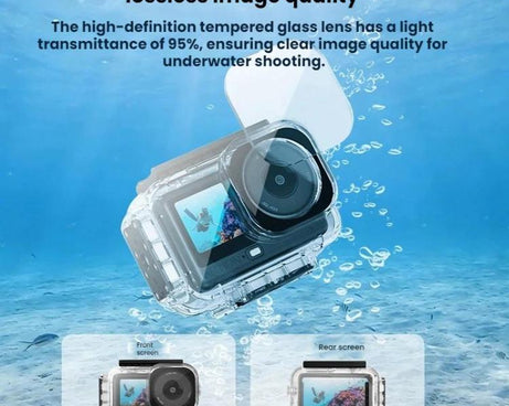For DJI Osmo Action 6 Flymile 60m Diving Quick-Release Magnetic Waterproof Case