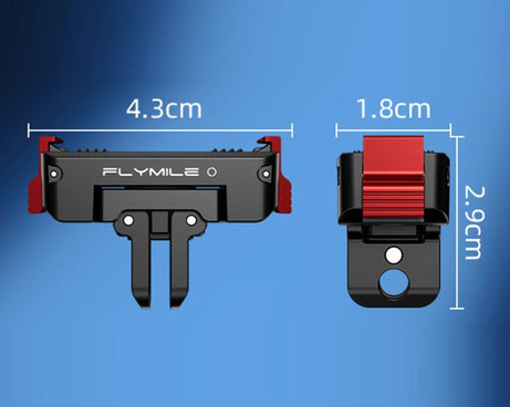 For DJI Osmo Action 6 Rotating Magnetic Quick-Release Expansion Dock