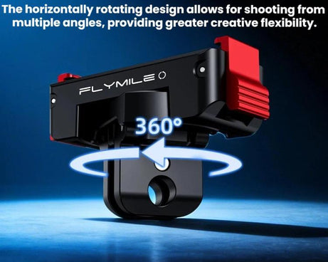 For DJI Osmo Action 6 Rotating Magnetic Quick-Release Expansion Dock