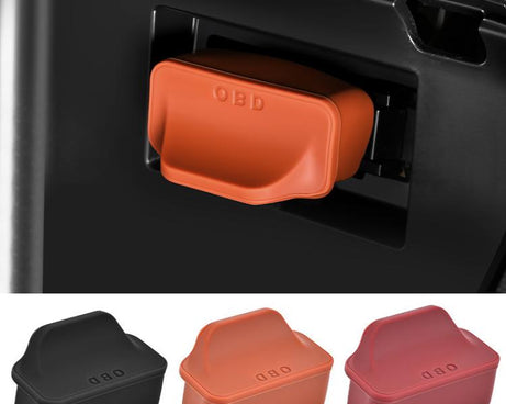 5pcs Universal Car OBD Protective Cover Silicone Dustproof Protective Cap