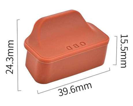 5pcs Universal Car OBD Protective Cover Silicone Dustproof Protective Cap