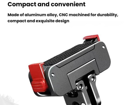 Aluminum Alloy Magnetic Rotating Quick-Release Mount Action Camera Accessories, For Osmo Action 5 Pro / 4 / 3, For Osmo Action 6 / Nano