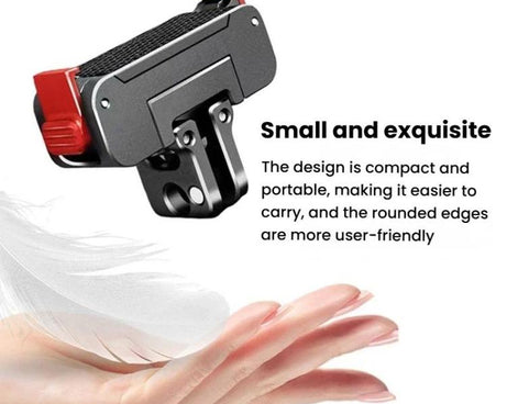 Aluminum Alloy Magnetic Rotating Quick-Release Mount Action Camera Accessories, For Osmo Action 5 Pro / 4 / 3, For Osmo Action 6 / Nano
