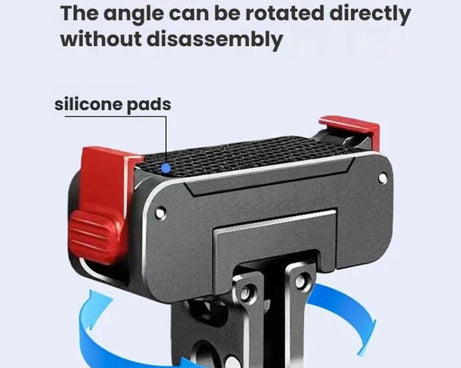 Aluminum Alloy Magnetic Rotating Quick-Release Mount Action Camera Accessories, For Osmo Action 5 Pro / 4 / 3, For Osmo Action 6 / Nano