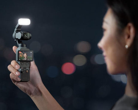 Original Osmo Pocket 4 Fill Light Adjustable 3 Color Temperatures & Brightness Video Light