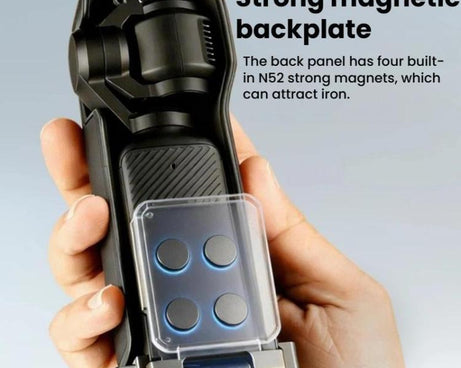 For DJI Osmo Pocket 3 COBONE Magnetic Extension Mount Quick-Release Adapter With 1/4-Inch Screw Hole & Cold Shoe, CPK-2