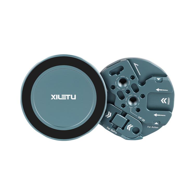 XILETU All-In-One Magnetic Phone Mount With 1/4-Inch Screw, Action, Cold Shoe, NATO Interfaces, MI-1, MI-1+XJ-28 Bracket, MI-1+MC-22S Gimbal+XT-18S Tripod