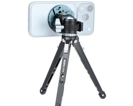 XILETU All-In-One Magnetic Phone Mount With 1/4-Inch Screw, Action, Cold Shoe, NATO Interfaces, MI-1, MI-1+XJ-28 Bracket, MI-1+MC-22S Gimbal+XT-18S Tripod