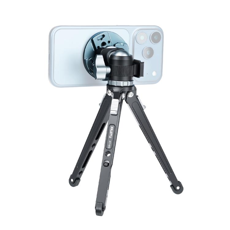 XILETU All-In-One Magnetic Phone Mount With 1/4-Inch Screw, Action, Cold Shoe, NATO Interfaces, MI-1, MI-1+XJ-28 Bracket, MI-1+MC-22S Gimbal+XT-18S Tripod