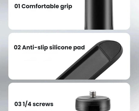 For DJI Osmo Pocket 3 / Insta360 X4 / X5 BRDRC Desktop Fixed Support Tripod