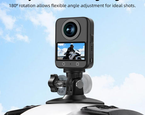 For DJI Osmo Pocekt 3 / Action 6 / GoPro Flymile Helmet Mount, Square, Floral